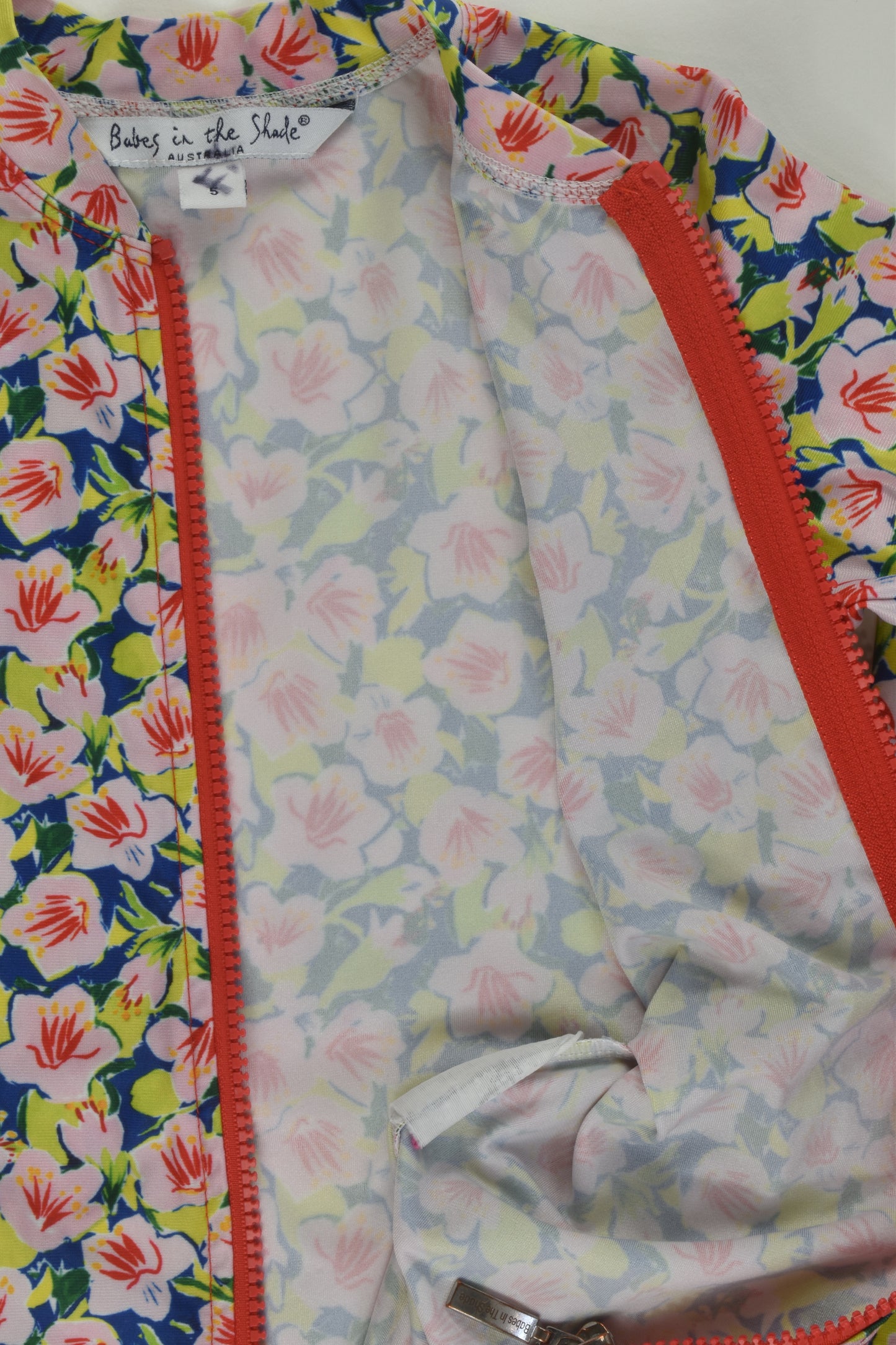 Babies In The Shade Size 5 Zip Rashie Top