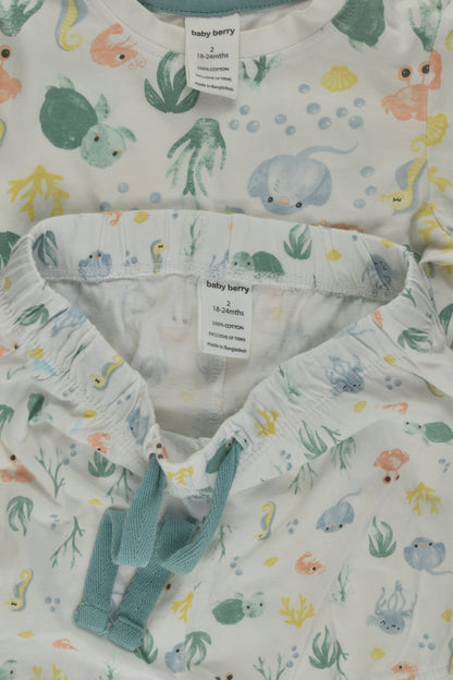 Baby Berry Size 2 Sea Creatures Short Pyjamas