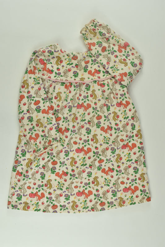 Baby Boden Size 0 Forest Animals Dress