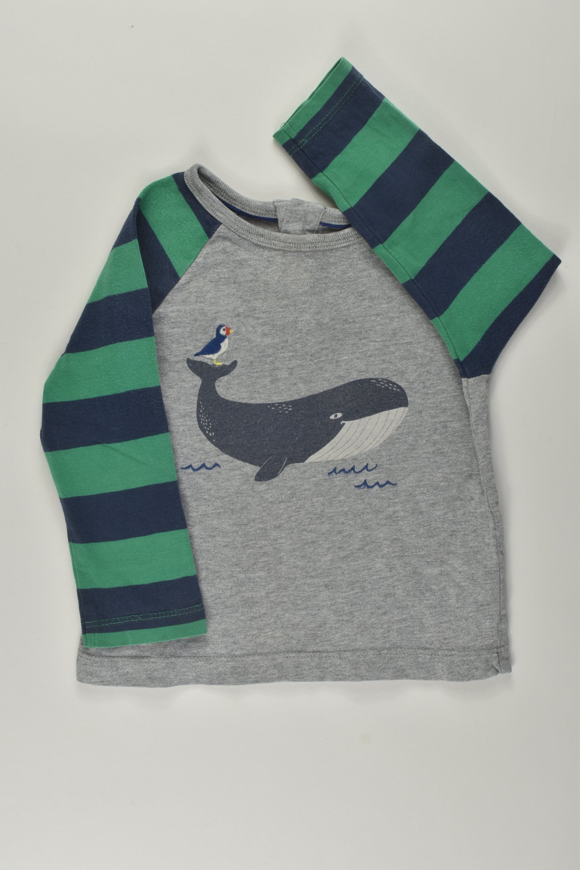 Baby Boden Size 0 Whale Top