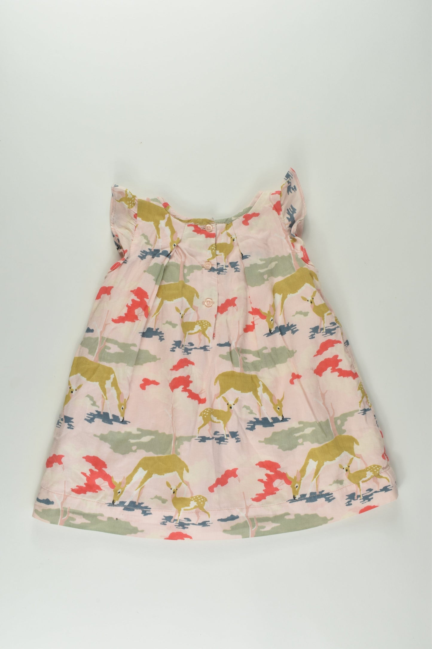 Baby Gap Size 0 Lined Deer Dress
