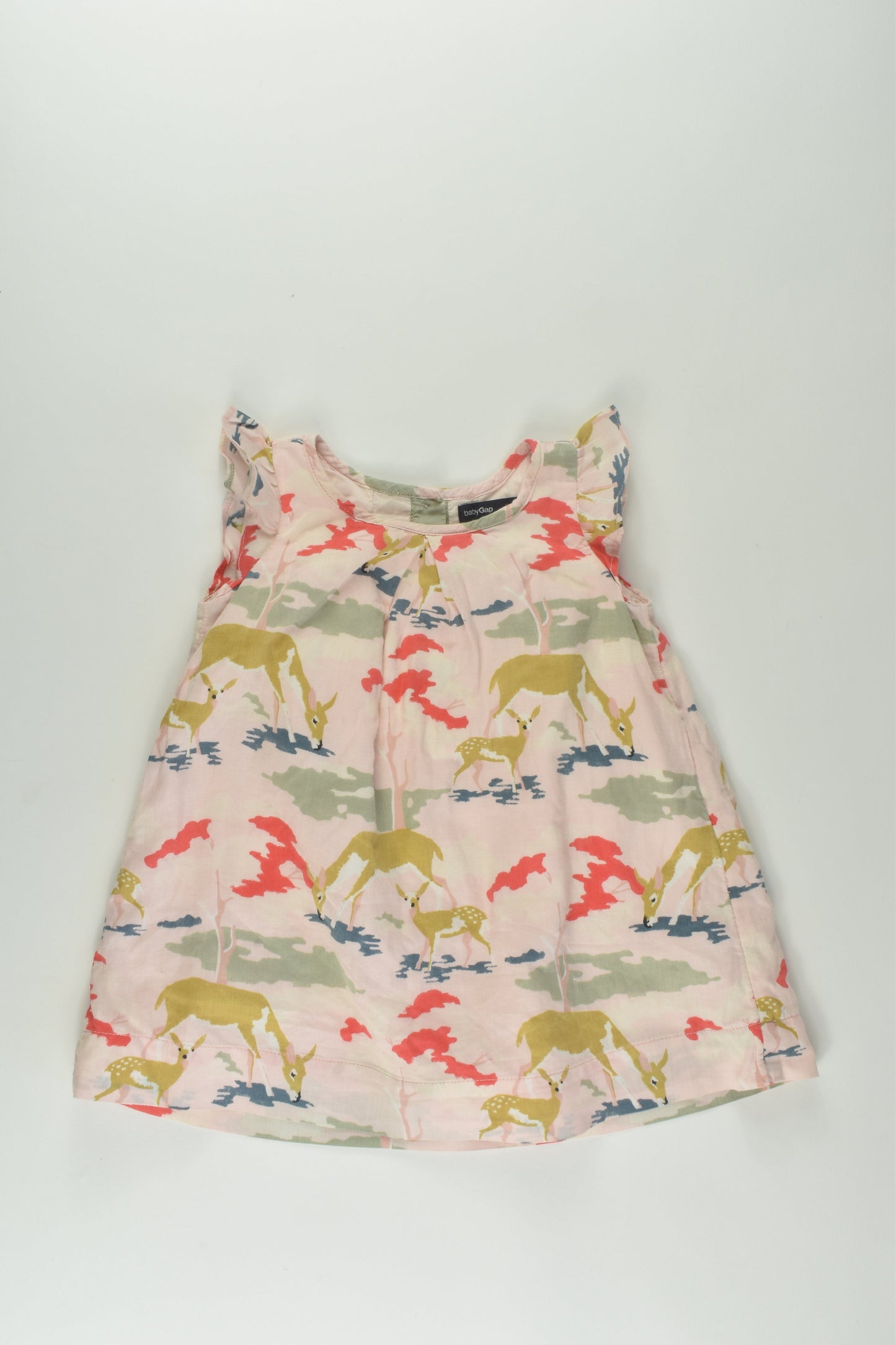 Baby Gap Size 0 Lined Deer Dress