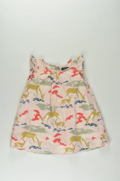 Baby Gap Size 0 Lined Deer Dress