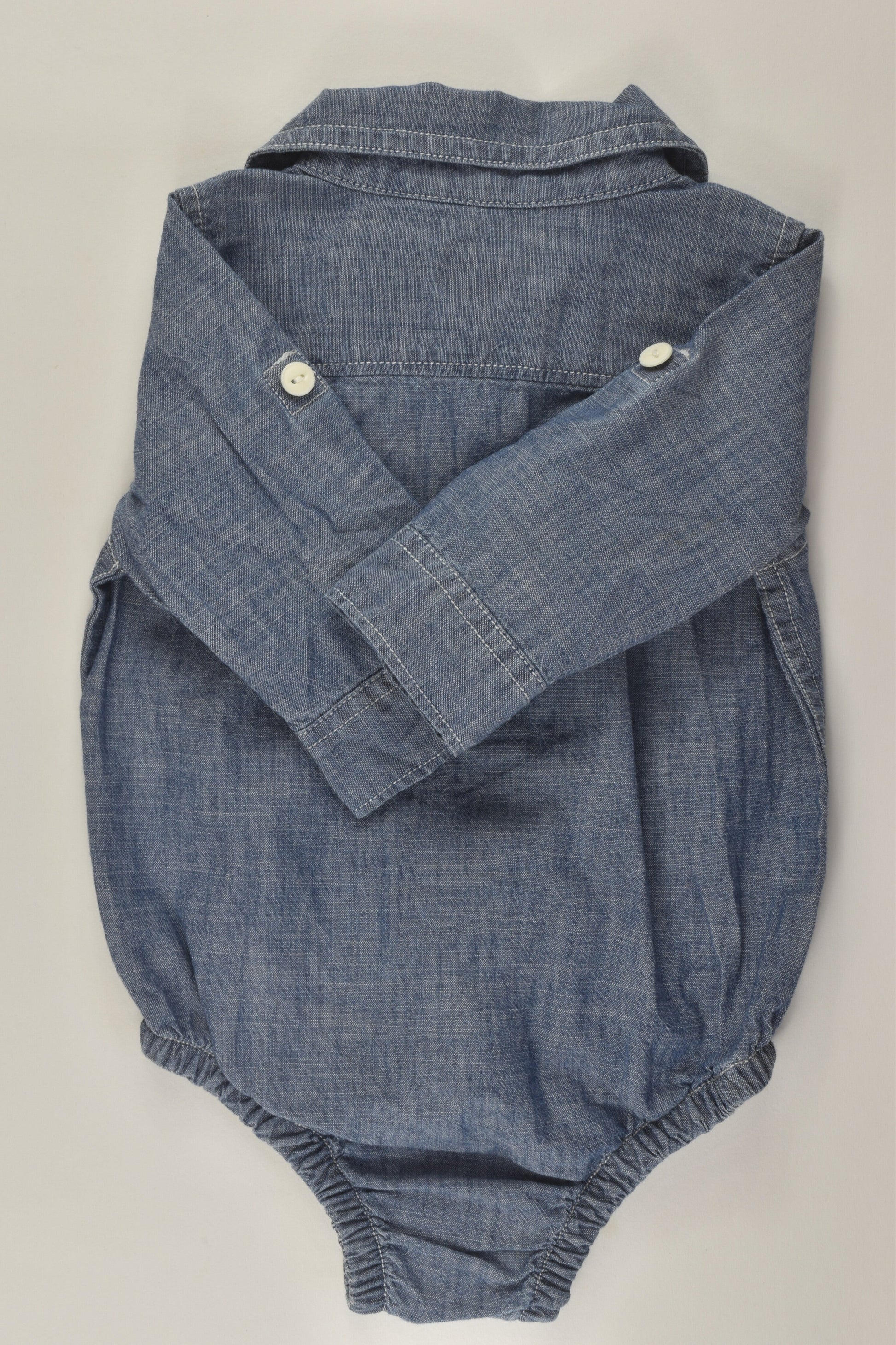 Baby Gap Size 00 Denim Romper