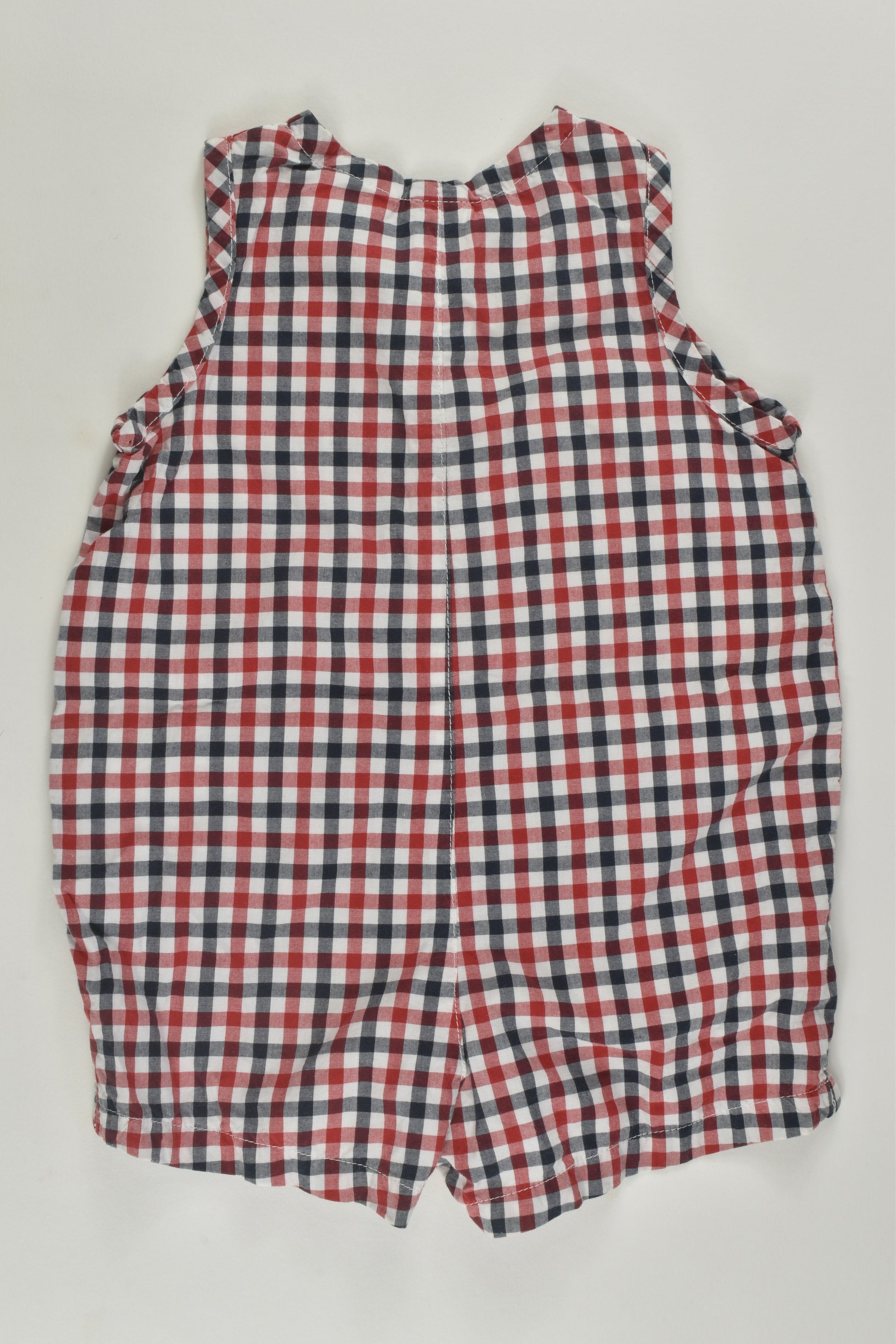 Baby Gap Size 000 Checked Short Romper