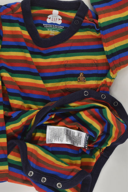 Baby Gap Size 1-2 Striped Bodysuit