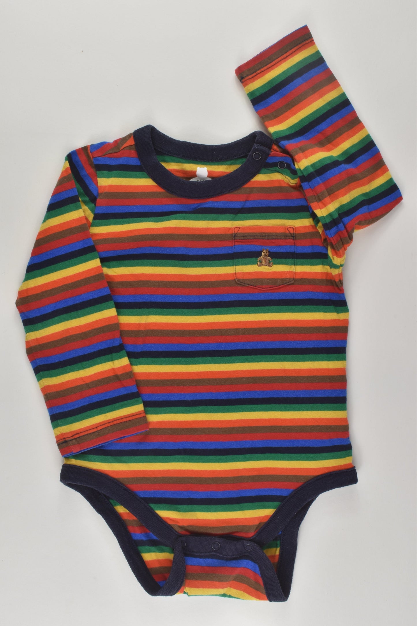 Baby Gap Size 1-2 Striped Bodysuit