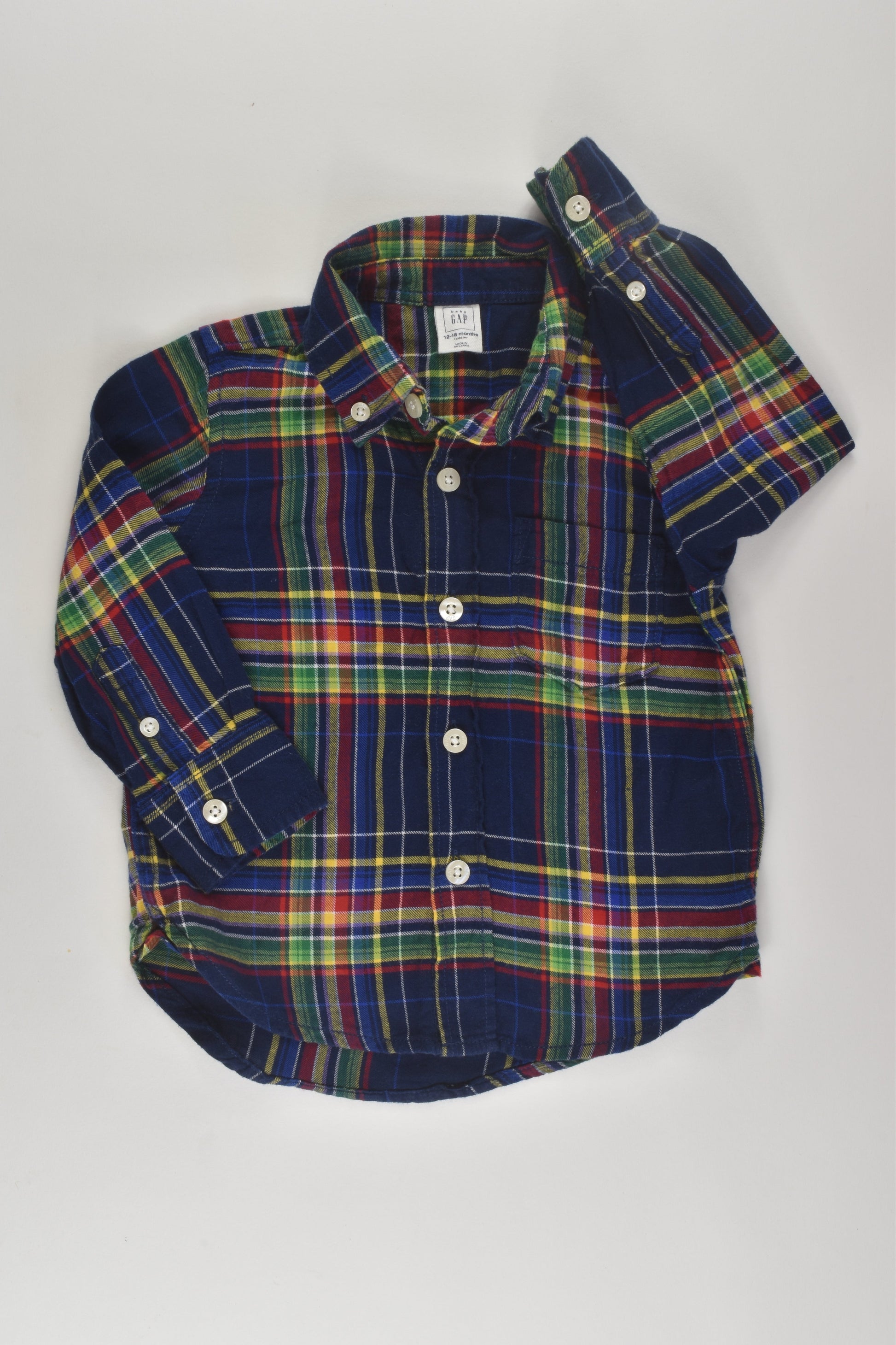 Baby Gap Size 1 Checked Shirt