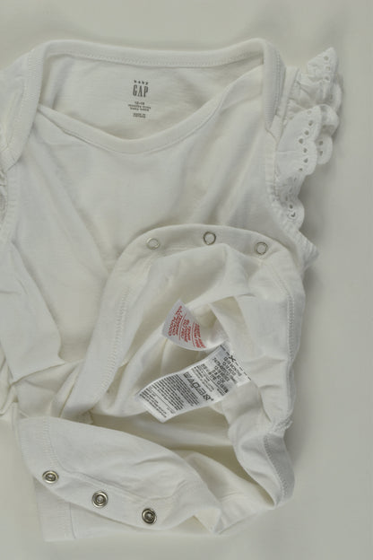 Baby Gap Size 1 Lace Detail Bodysuit