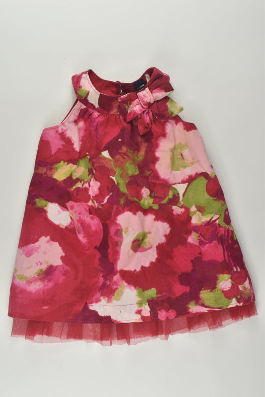 Baby Gap Size 1 Lined Floral Dress