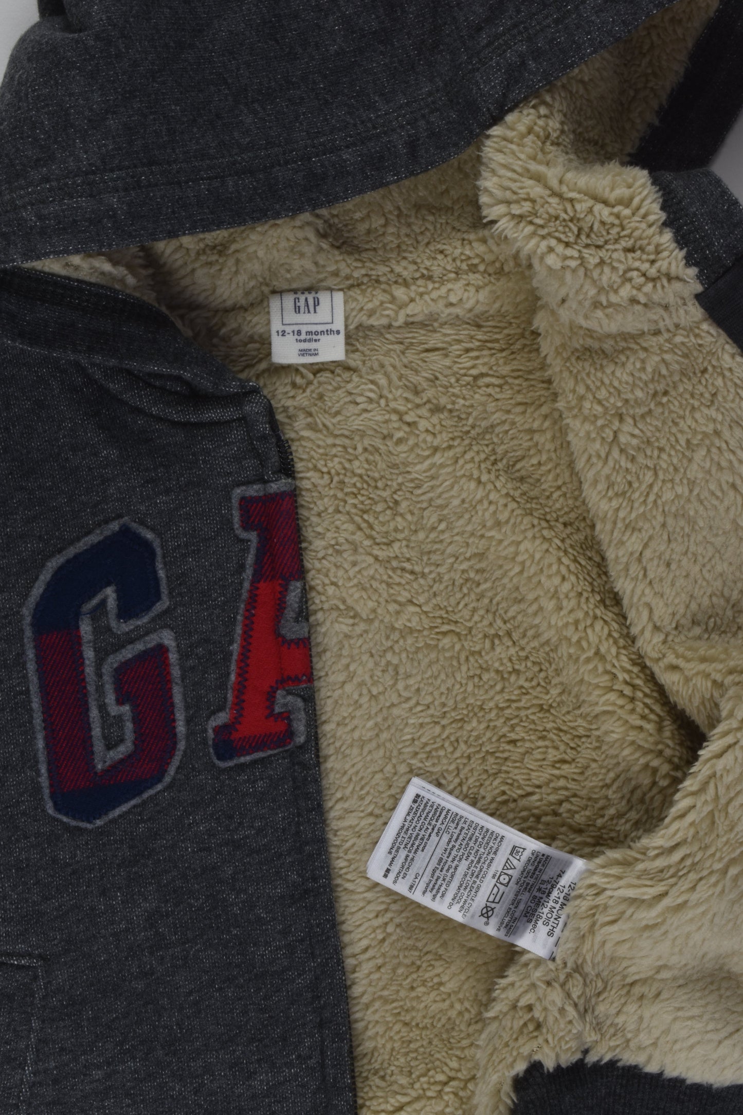 Baby Gap Size 1 Warm Zip Jumper