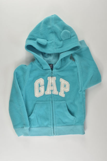 Baby Gap Size 2 Zip Fleece Jumper