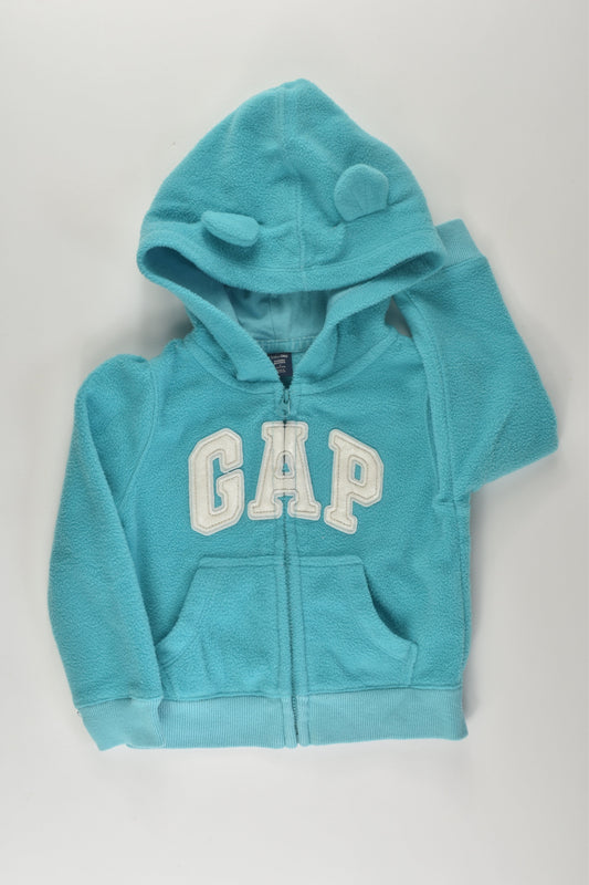 Baby Gap Size 2 Zip Fleece Jumper