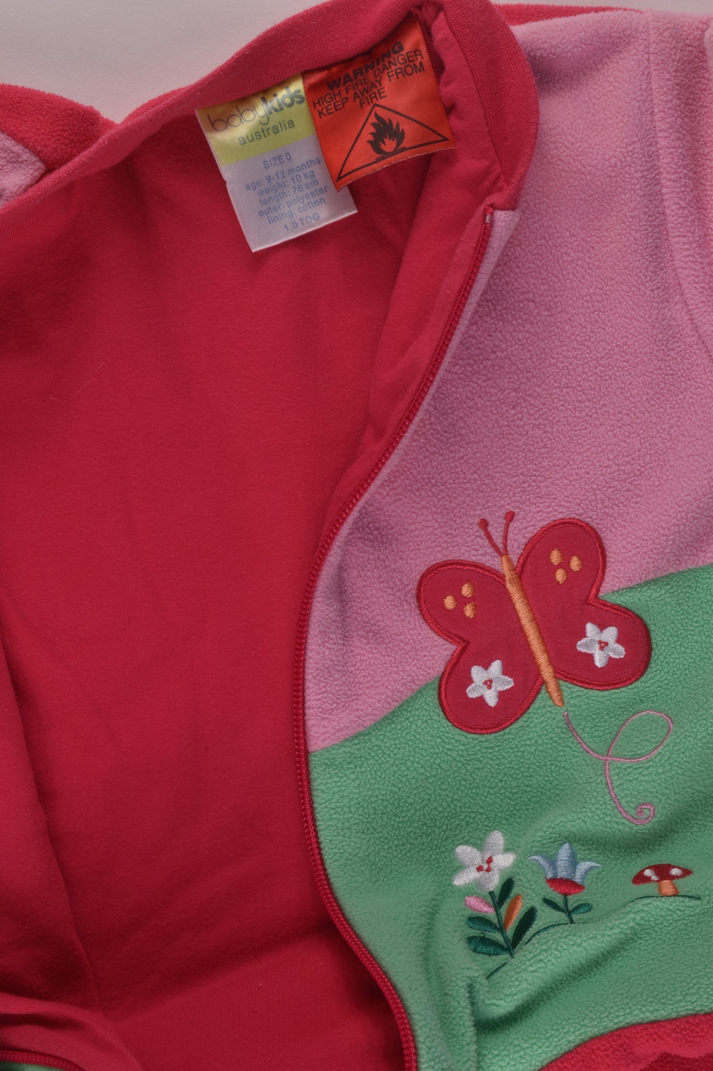 Baby Kids Size 0 Tog 1.0 Sleeping Bag