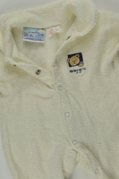 BabyGro by Bonds Size 00 Terry Romper