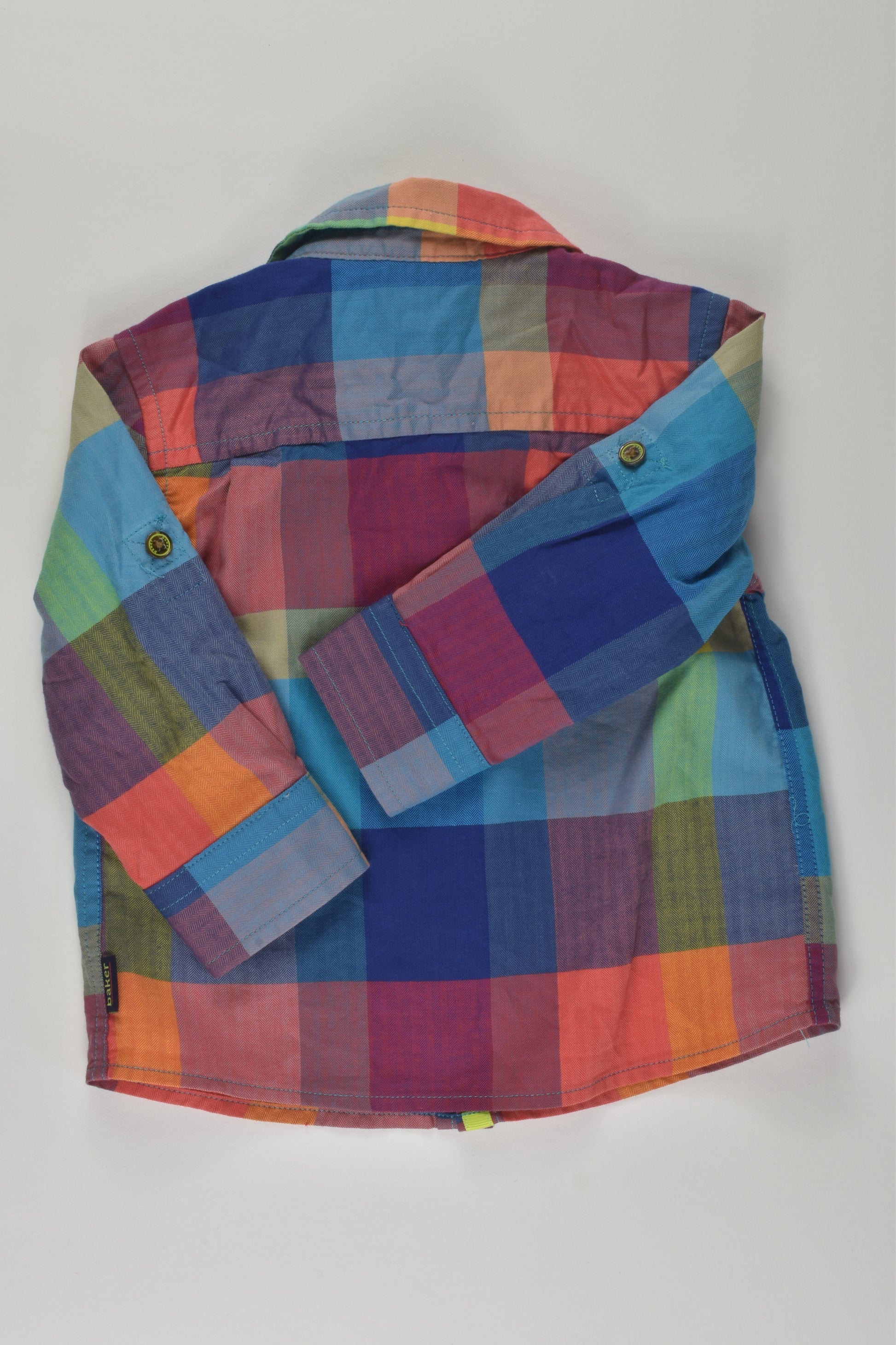 Baker by Ted Baker Size 00 Checked Shirt