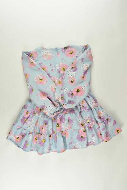 Bardot Junior Size 4 Lined Floral Dress
