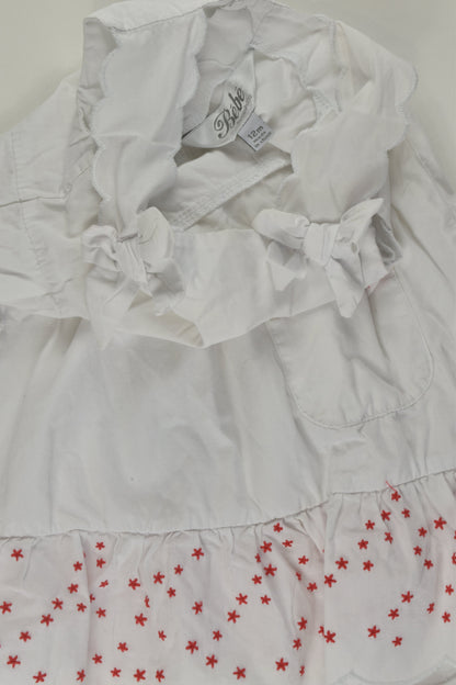 Bébé by Minihaha Size 0 (12m) Red Stars Dress