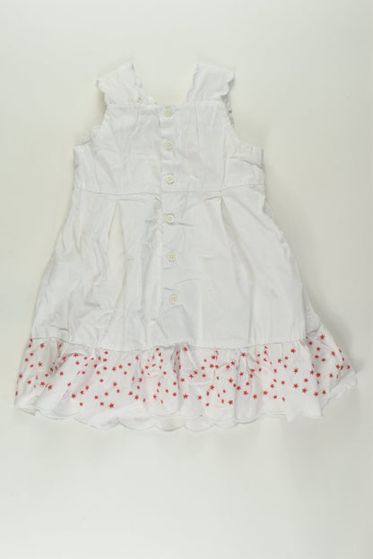 Bébé by Minihaha Size 0 (12m) Red Stars Dress