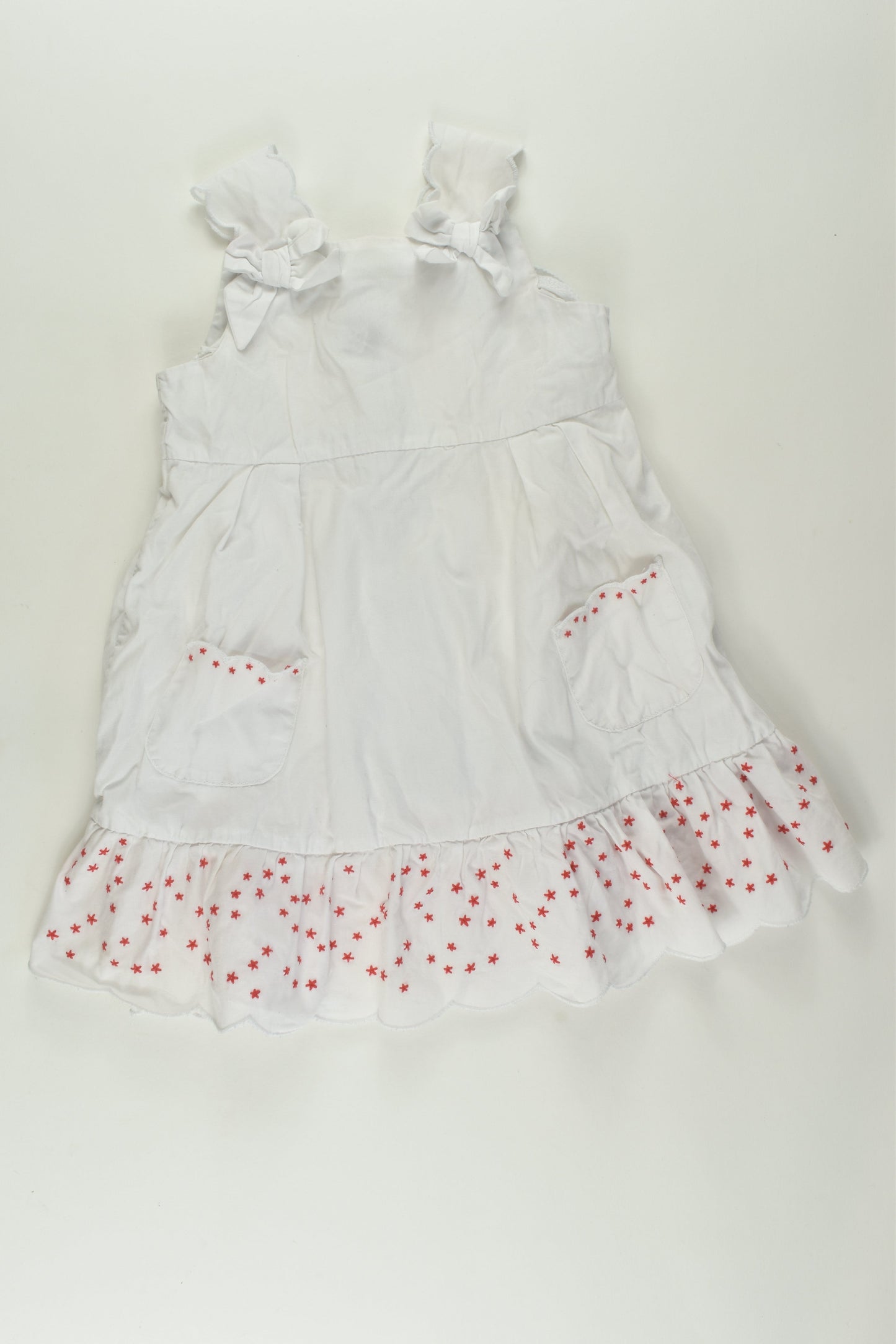 Bébé by Minihaha Size 0 (12m) Red Stars Dress