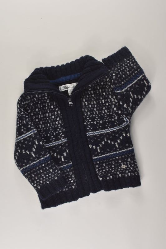 Bébé by Minihaha Size 00 Wool Blend Cardigan