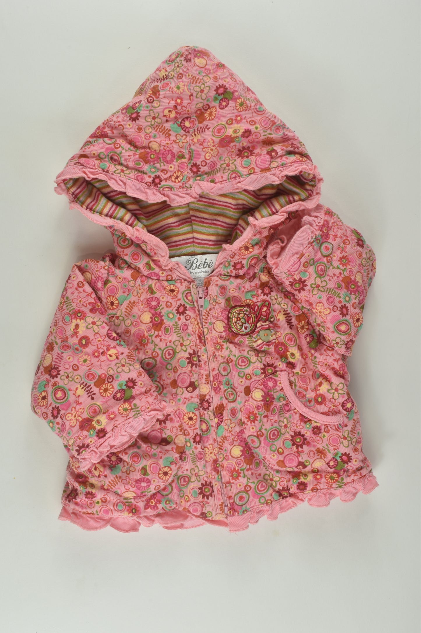 Bébé by Minihaha Size 000 Padded Cord Jacket