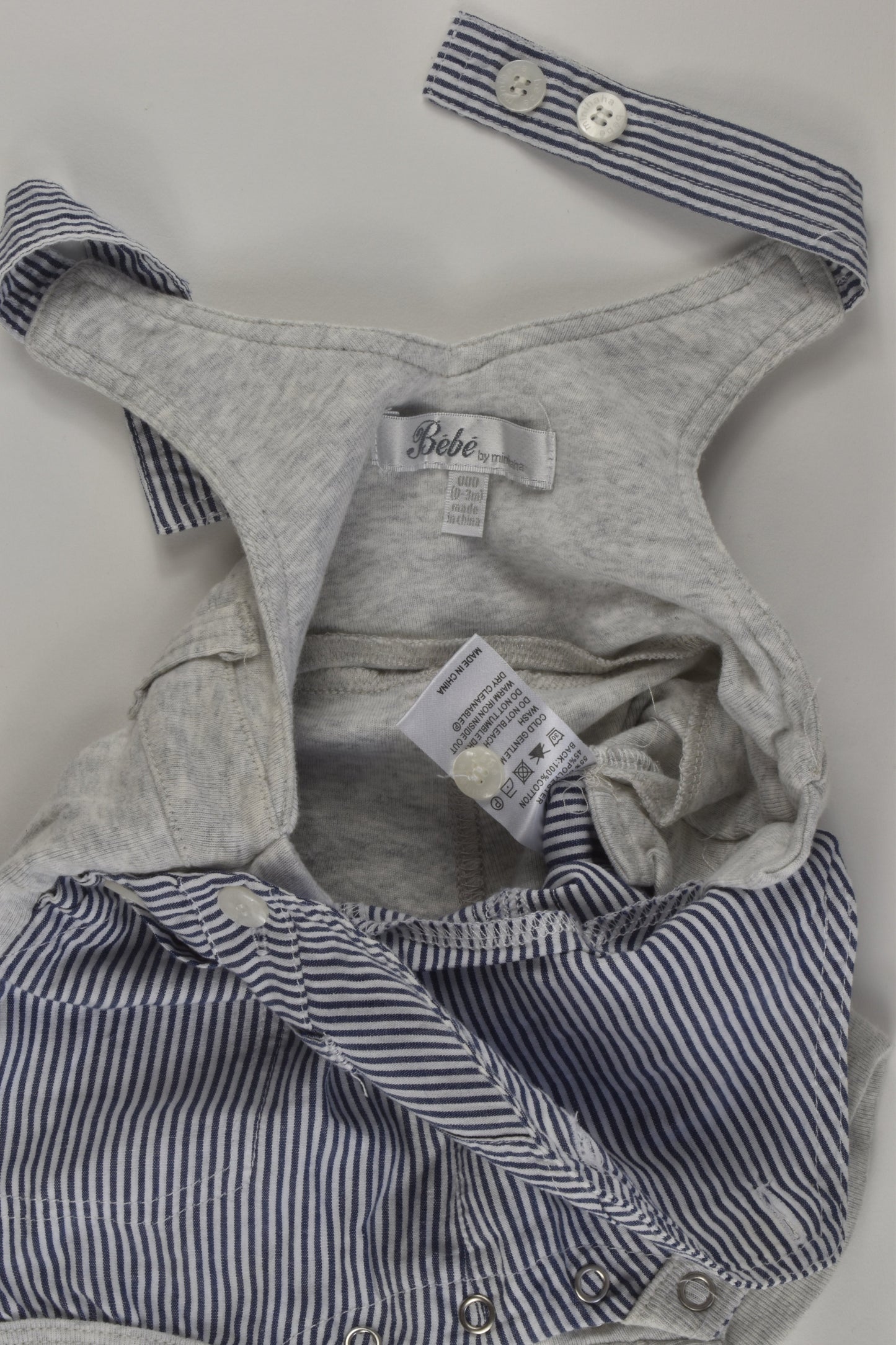 Bébé by Minihaha Size 000 Short Overalls