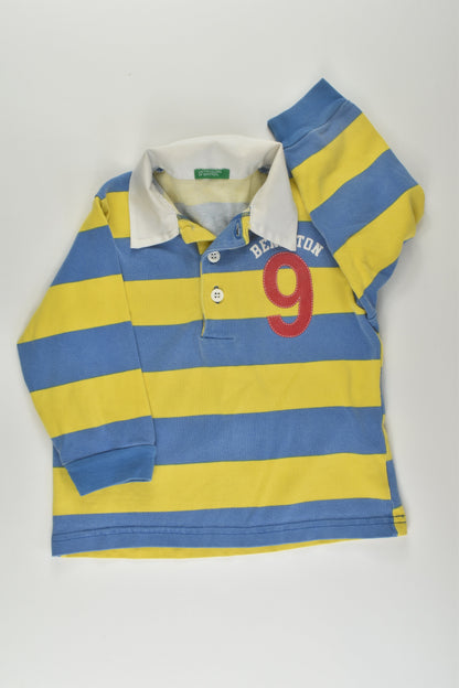 Benetton Size 1 Top with Collar