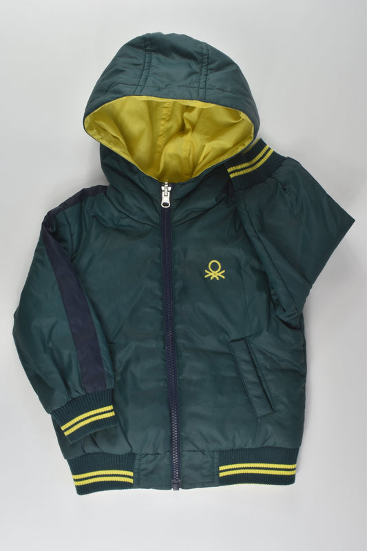 Benetton Size 2-3 Reversible Jacket