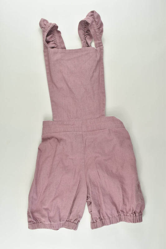 Berry Bear and Boy Size 8-10 Linen Jumpsuit