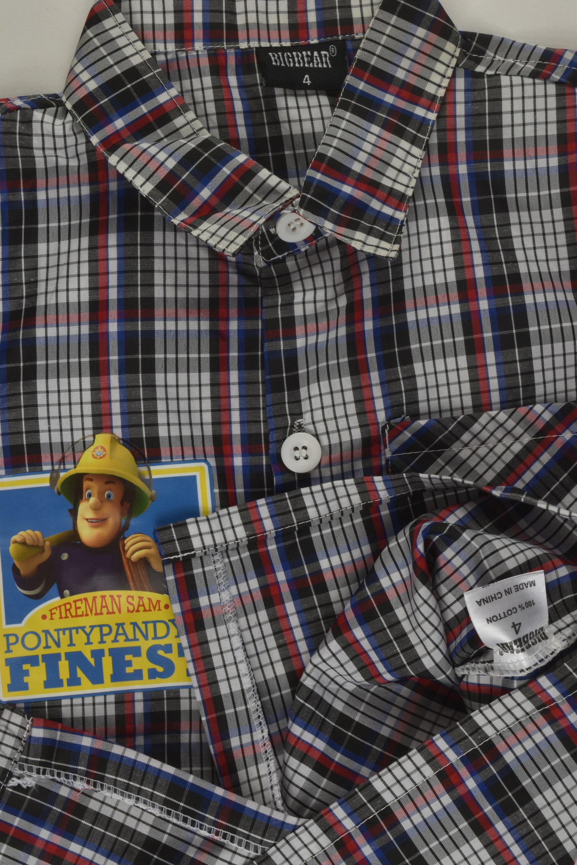 Big Bear Size 4 Fireman Sam Shirt