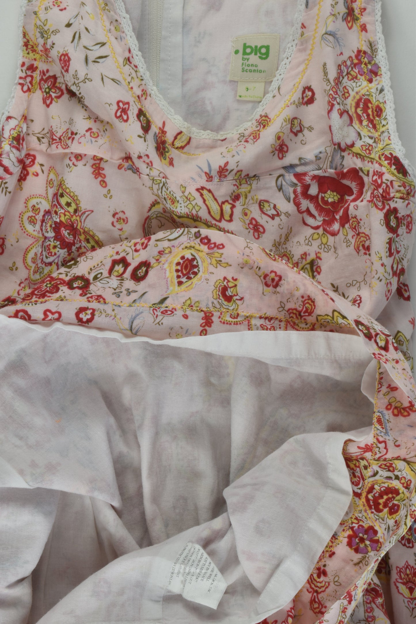 Big by Fiona Scanlan Size 6-7 Lined Dress