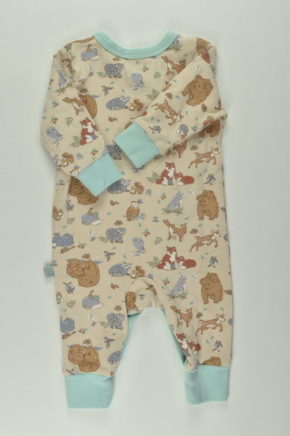 Bilbi Size 000 Forest Animals Romper