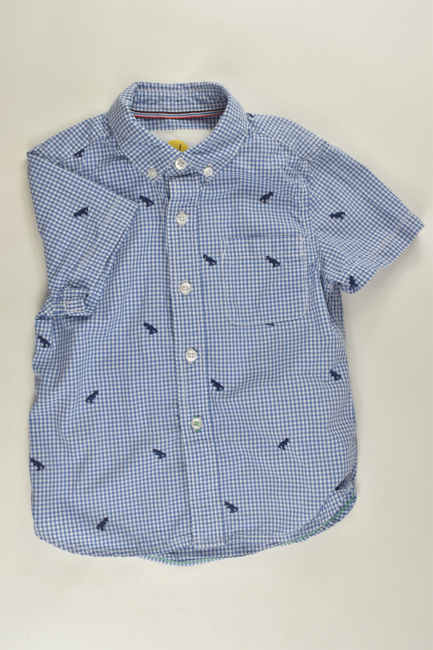 Boden Size 4-5 Dinosaur Button-up Shirt
