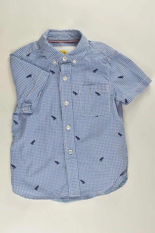 Boden Size 4-5 Dinosaur Button-up Shirt