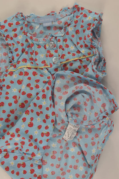 Body and Soul Size 2 Strawberry Blouse