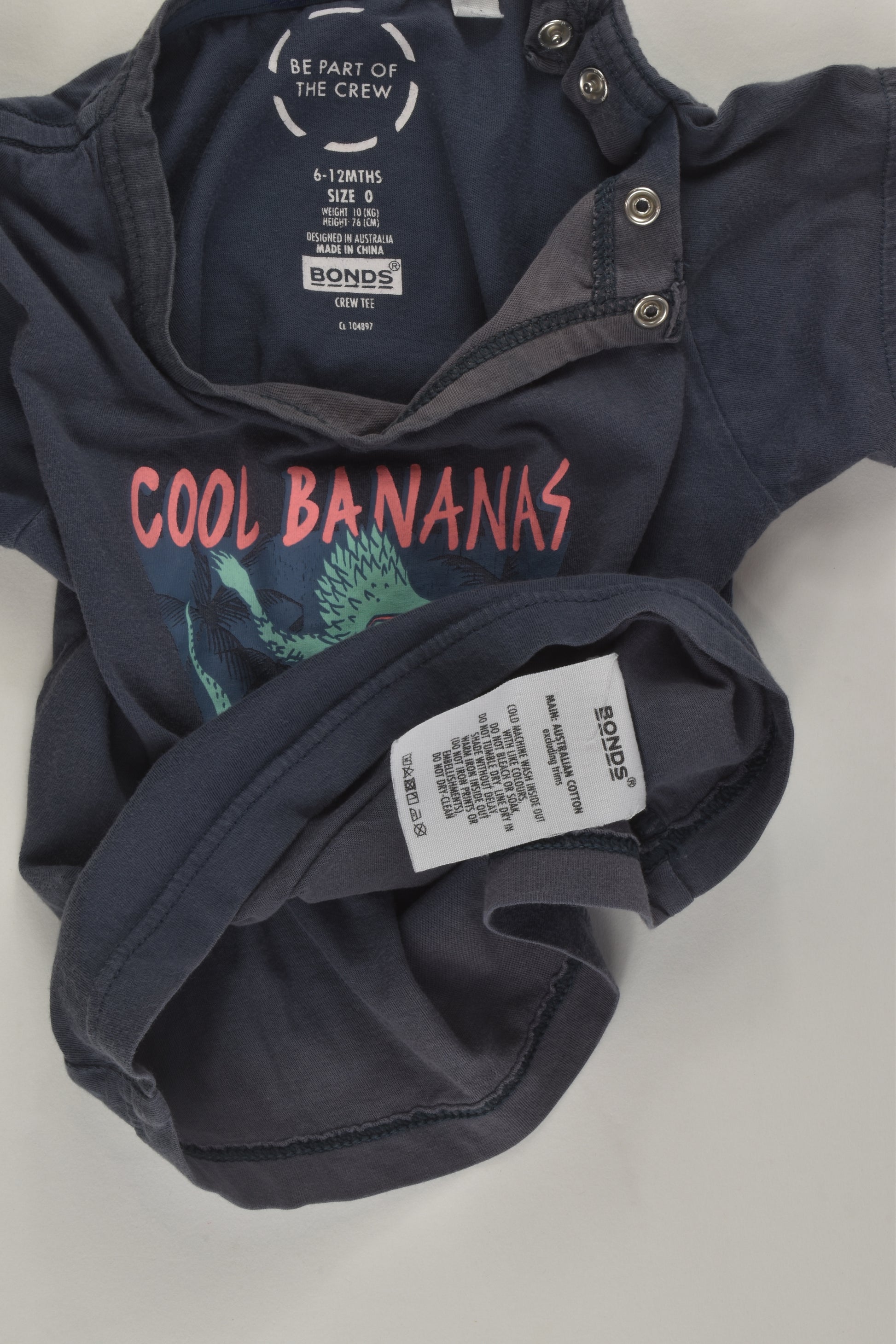 Bonds Size 0 'Cool Bananas' T-shirt