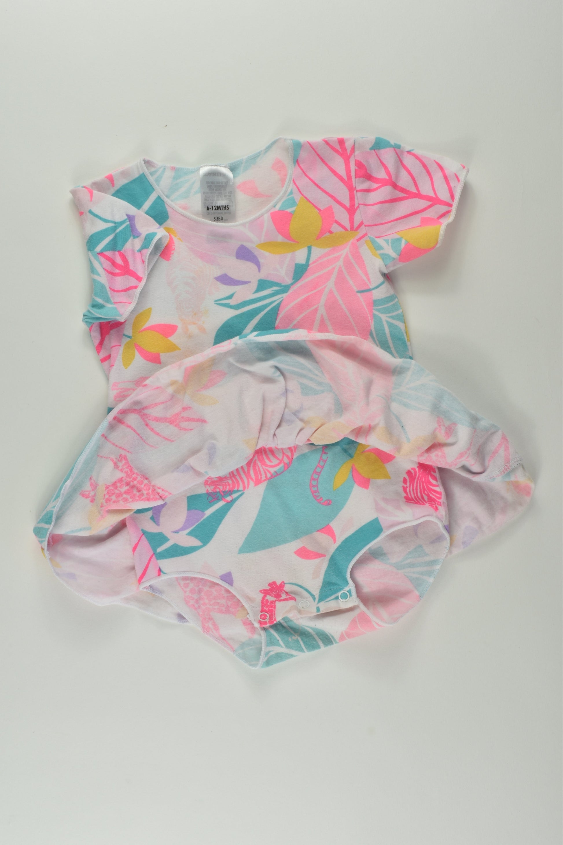 Bonds Size 0 Floral Bodysuit