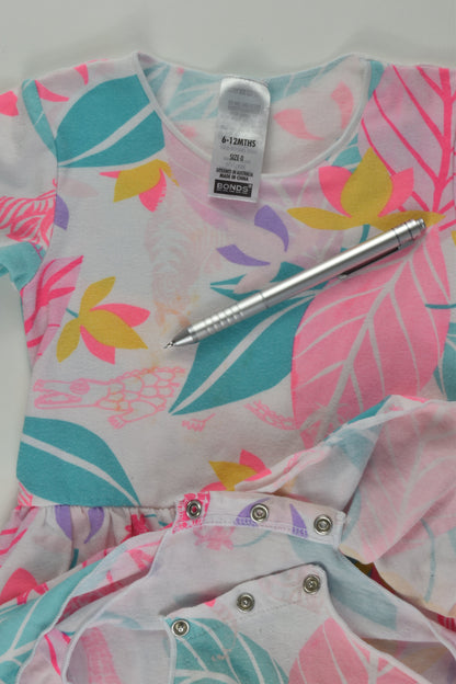 Bonds Size 0 Floral Bodysuit