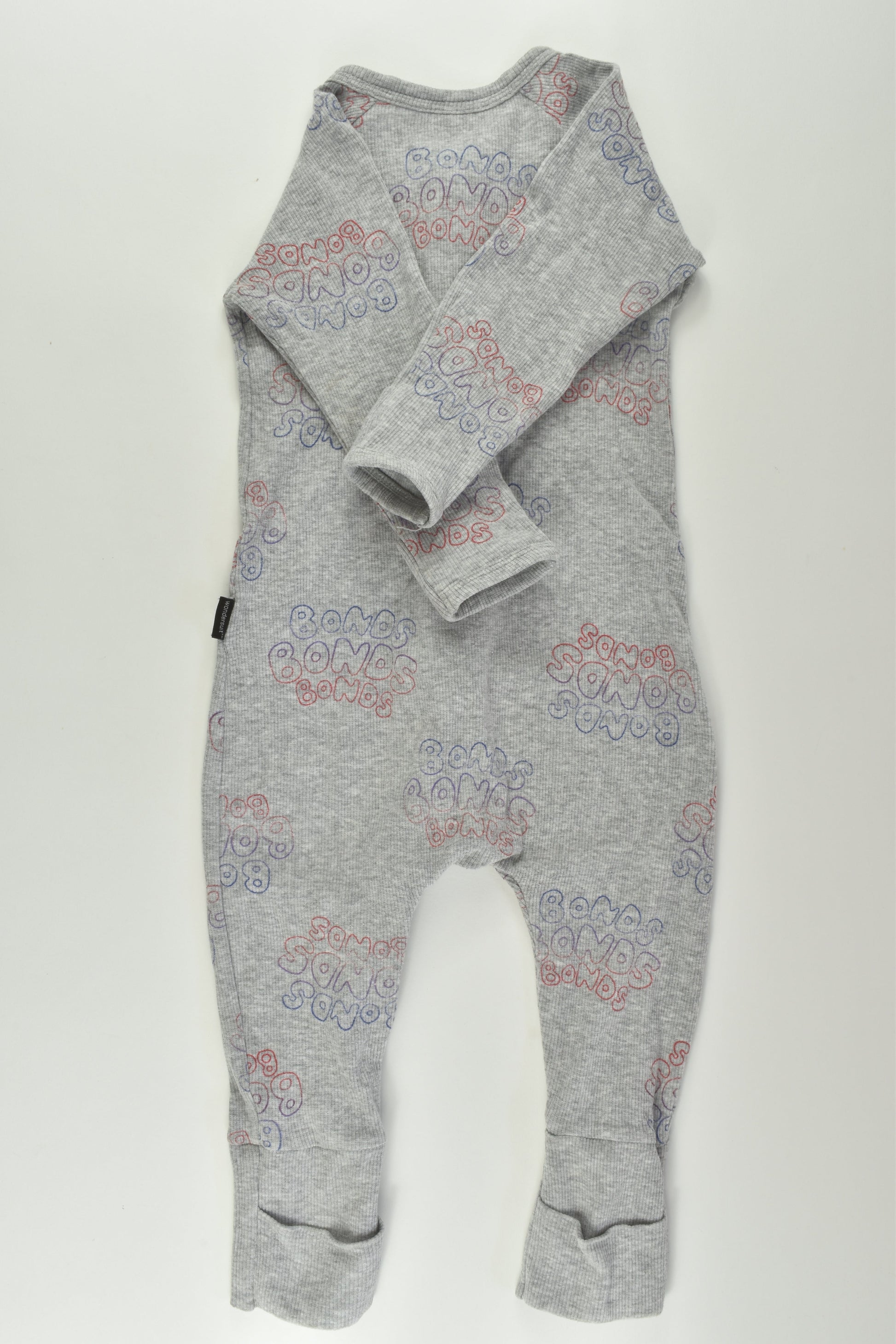 Bonds Size 0 Ribbed Wondersuit