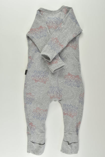 Bonds Size 0 Ribbed Wondersuit