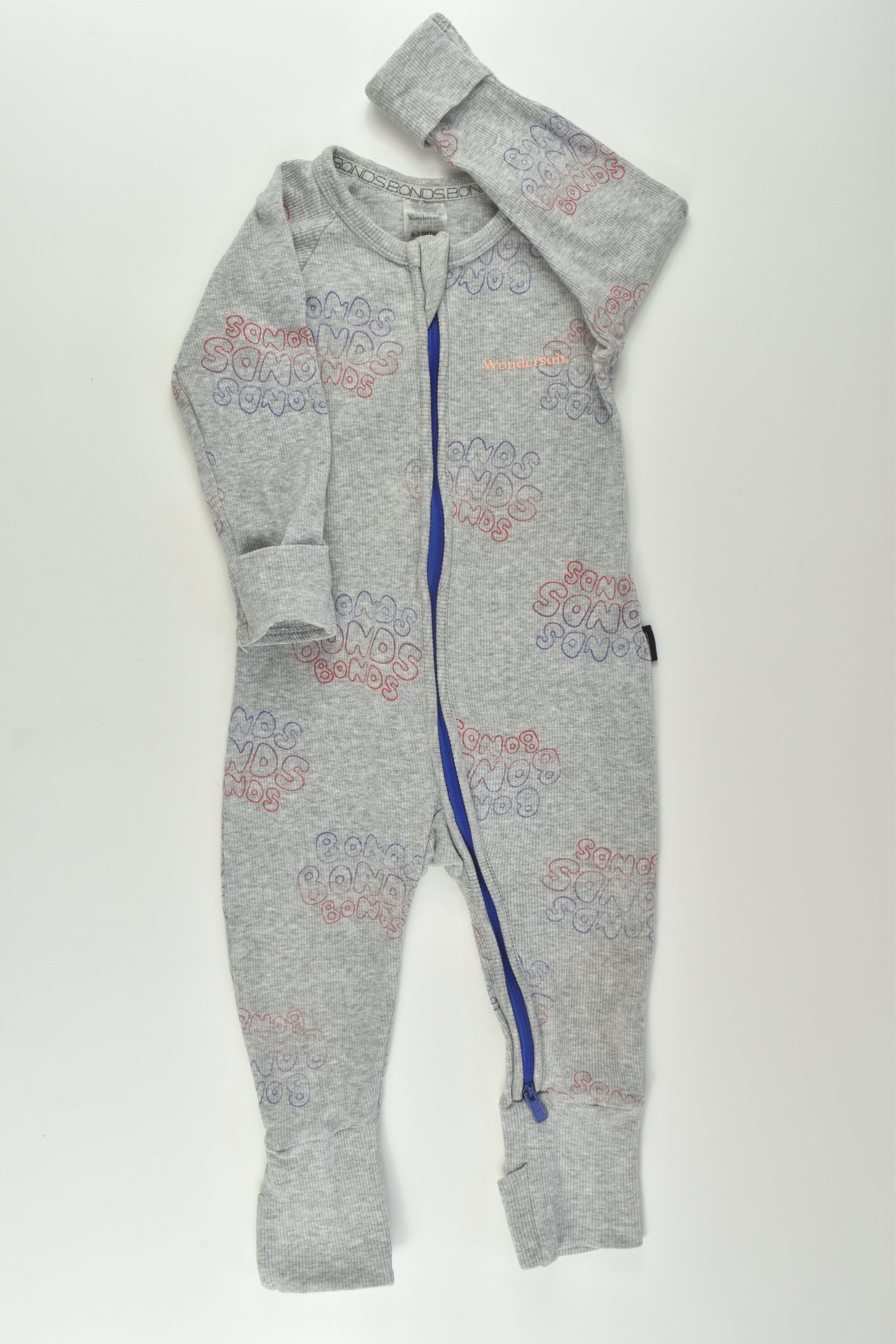 Bonds Size 0 Ribbed Wondersuit