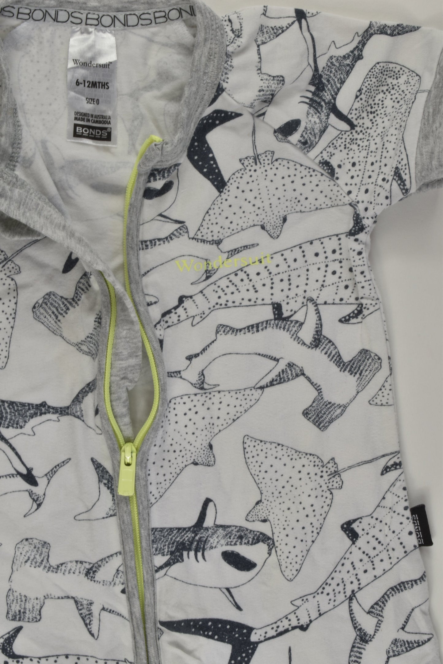 Bonds Size 0 Shark Short Wondersuit