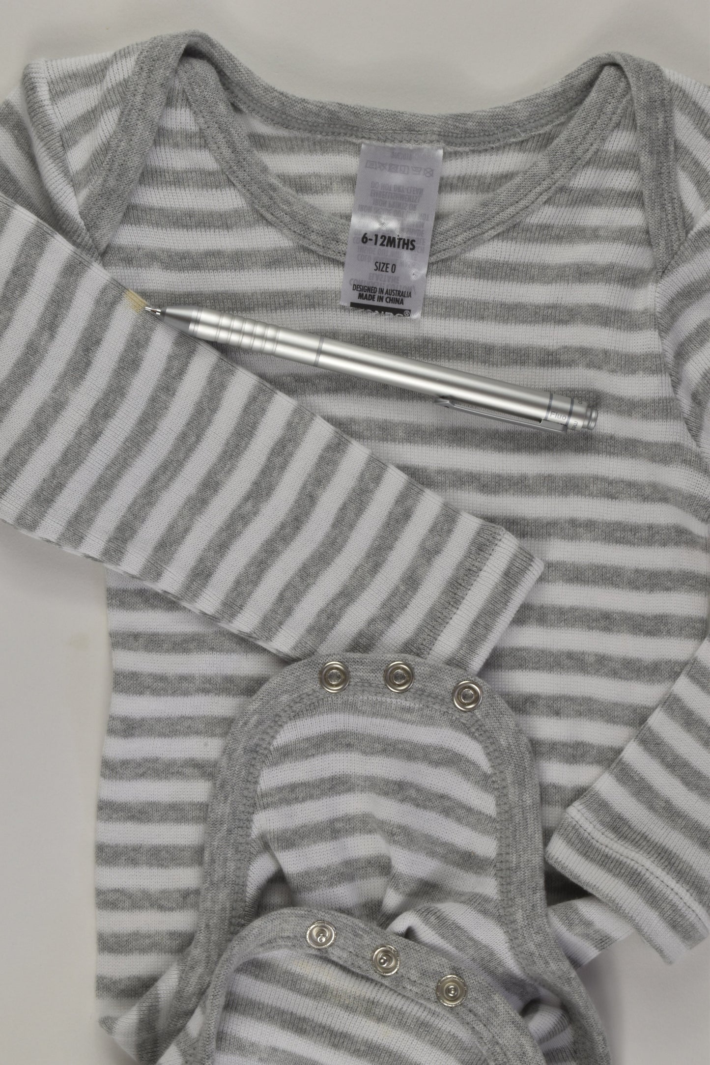 Bonds Size 0 Striped Bodysuit