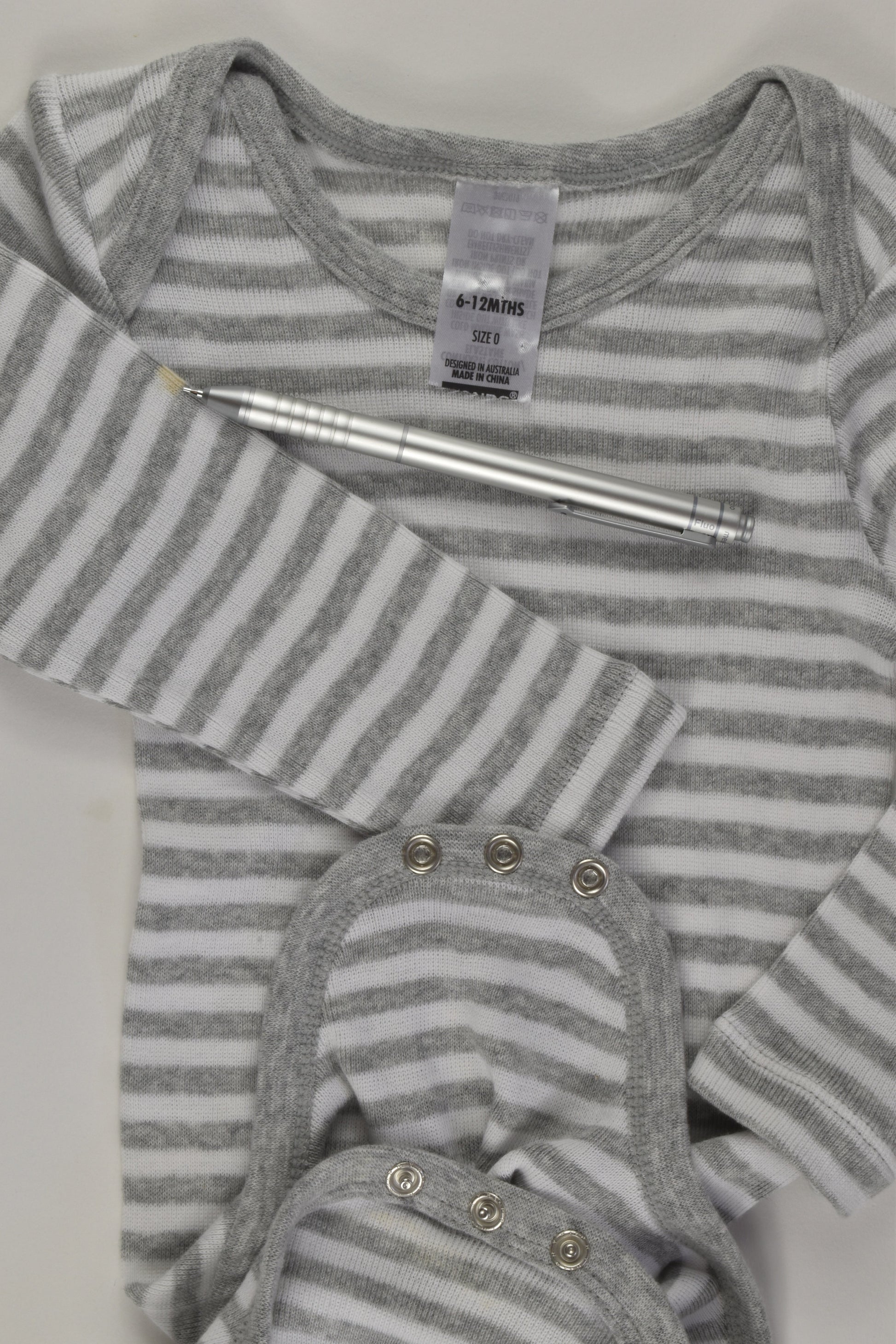 Bonds Size 0 Striped Bodysuit
