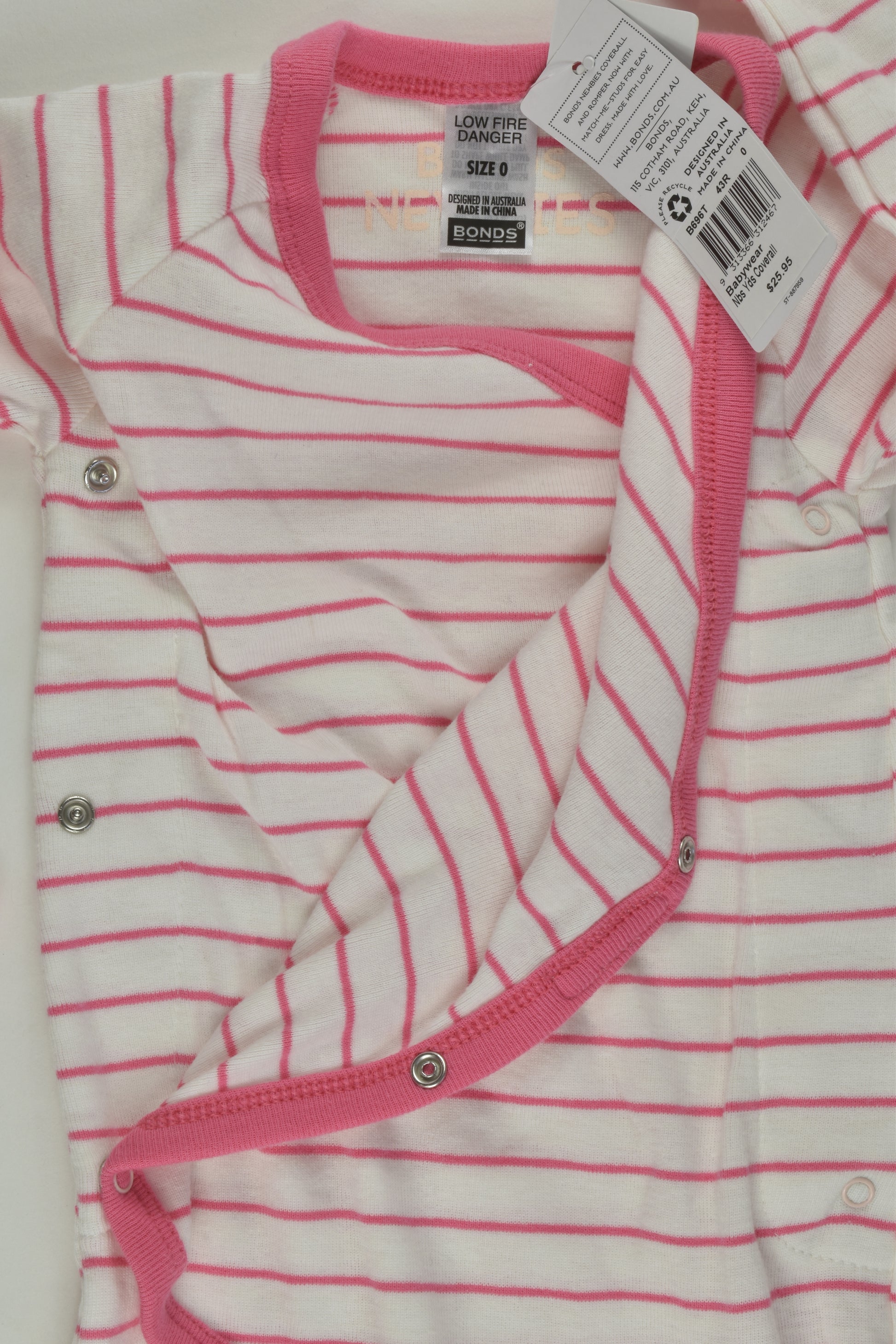 Bonds Size 0 Striped Romper