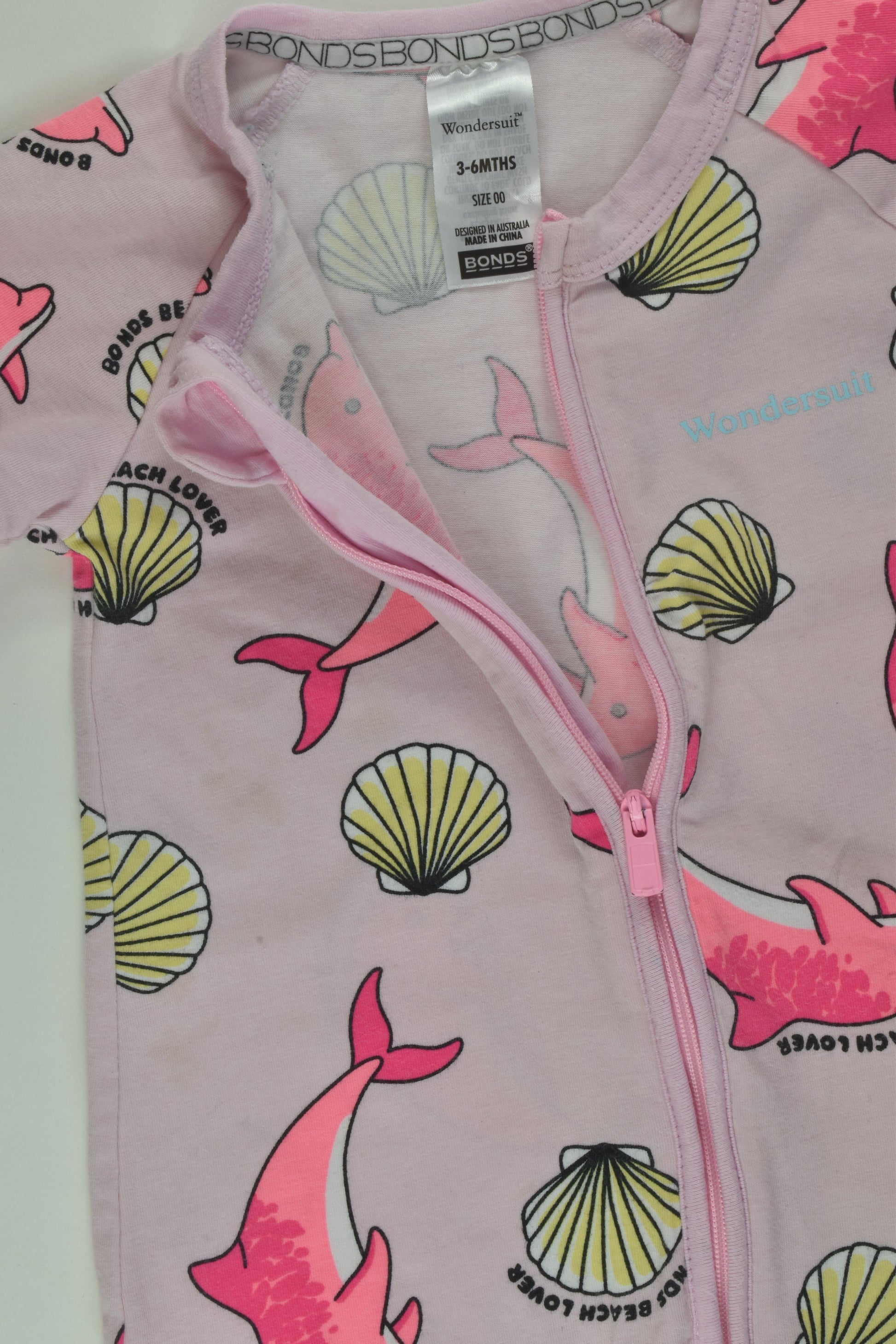 Bonds Size 00 'Beach Lover' Short Wondersuit