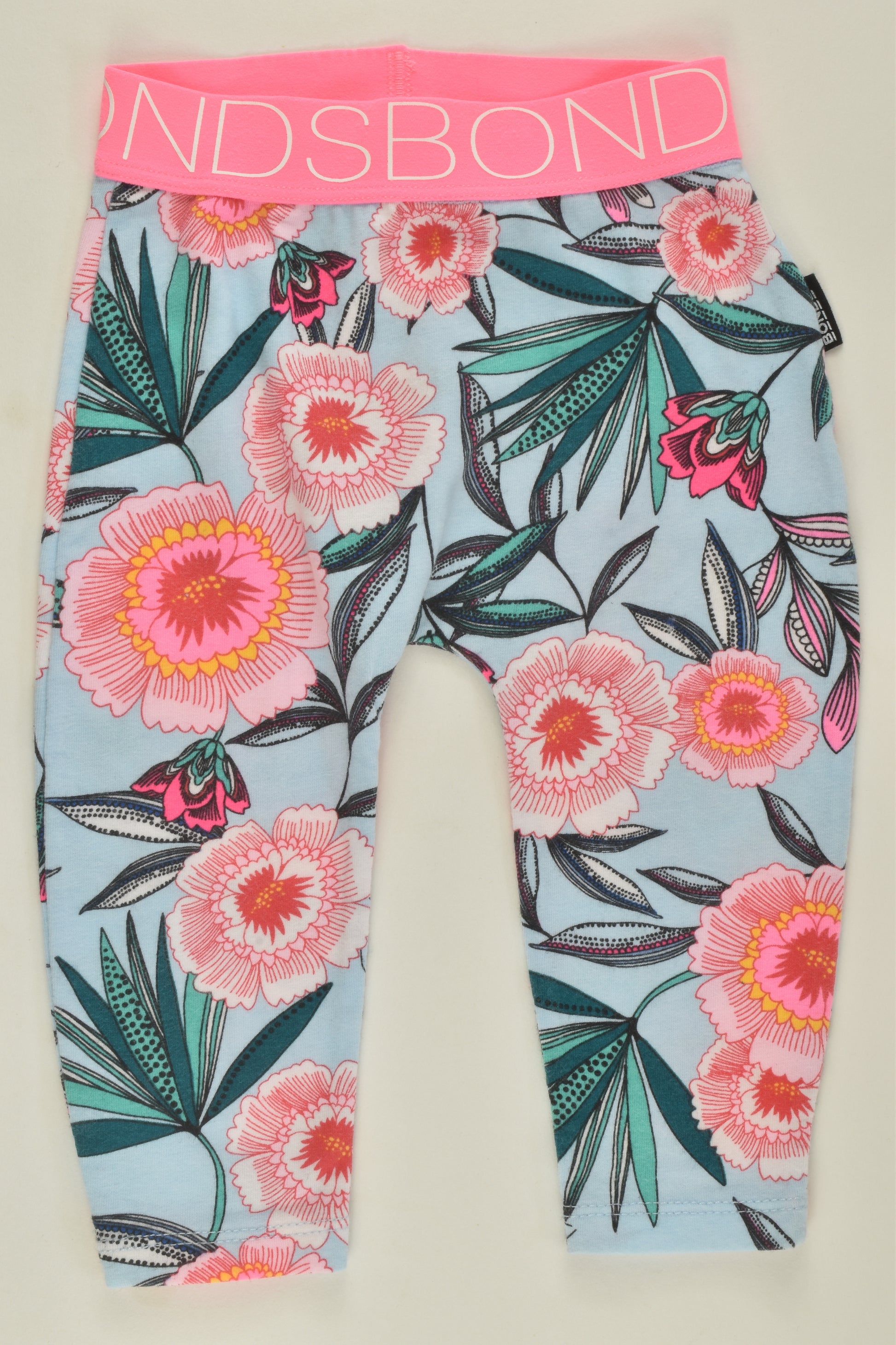 Bonds Size 00 Floral Leggings