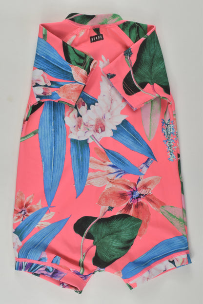 Bonds Size 00 Floral Rashie Suit