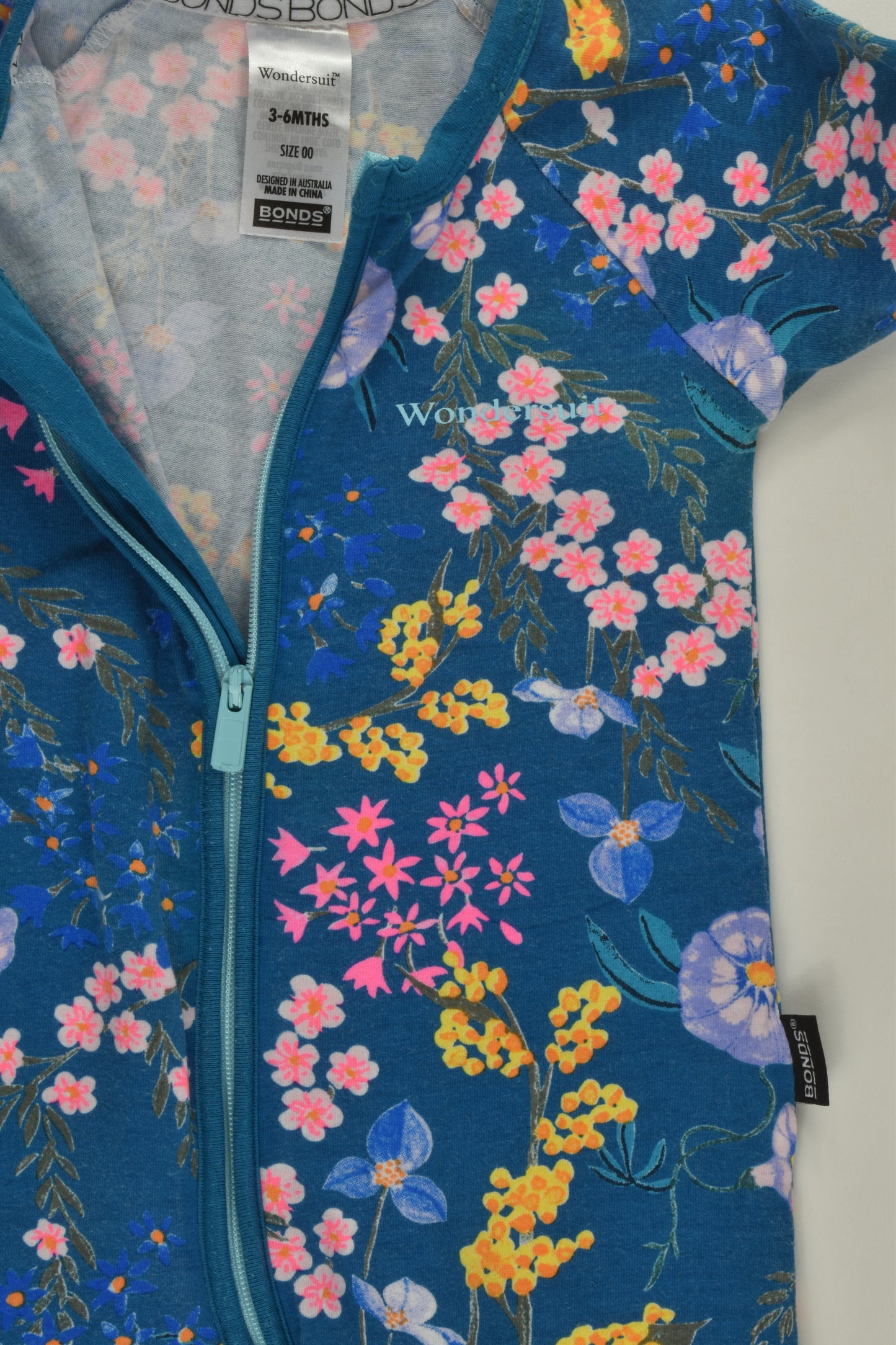 Bonds Size 00 Floral Wondersuit